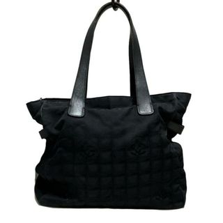 シャネル(CHANEL)のCHANEL(シャネル) トートバッグ ニュートラベルライントートGM 黒 レザー(トートバッグ)