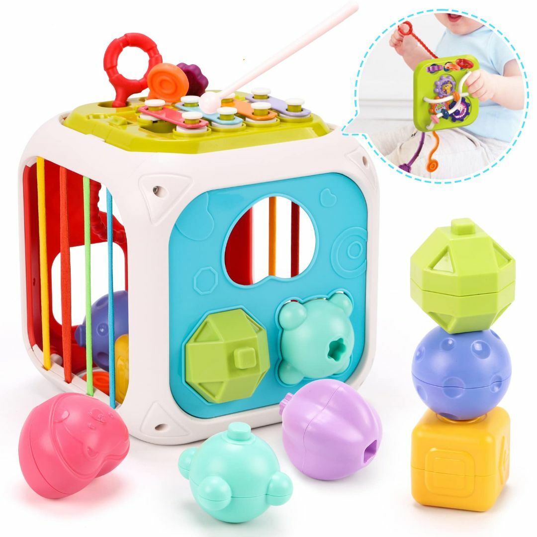 Qizebaby 赤ちゃん・幼児のおもちゃ 形合わせおもち 知育玩具 Qizebaby 赤ちゃん・幼児のおもちゃ 形合わせおもち 知育玩具