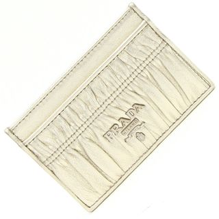 プラダ(PRADA)の プラダ カードケース 1MC208 シャンパンゴールド(名刺入れ/定期入れ)