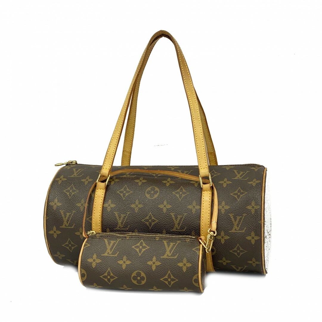 LOUIS VUITTON - 【4td3515】ルイヴィトン ハンドバッグ モノグラム パピヨン30 M51385 ブラウン【中古】レディース