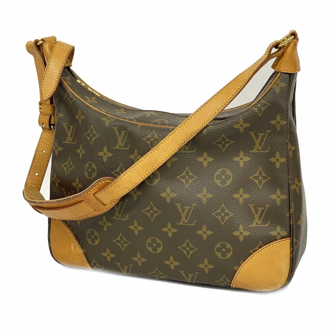 LOUIS VUITTON - 【4td3518】ルイヴィトン ショルダーバッグ モノグラム ブローニュ30 M51265 ブラウン【中古】レディース