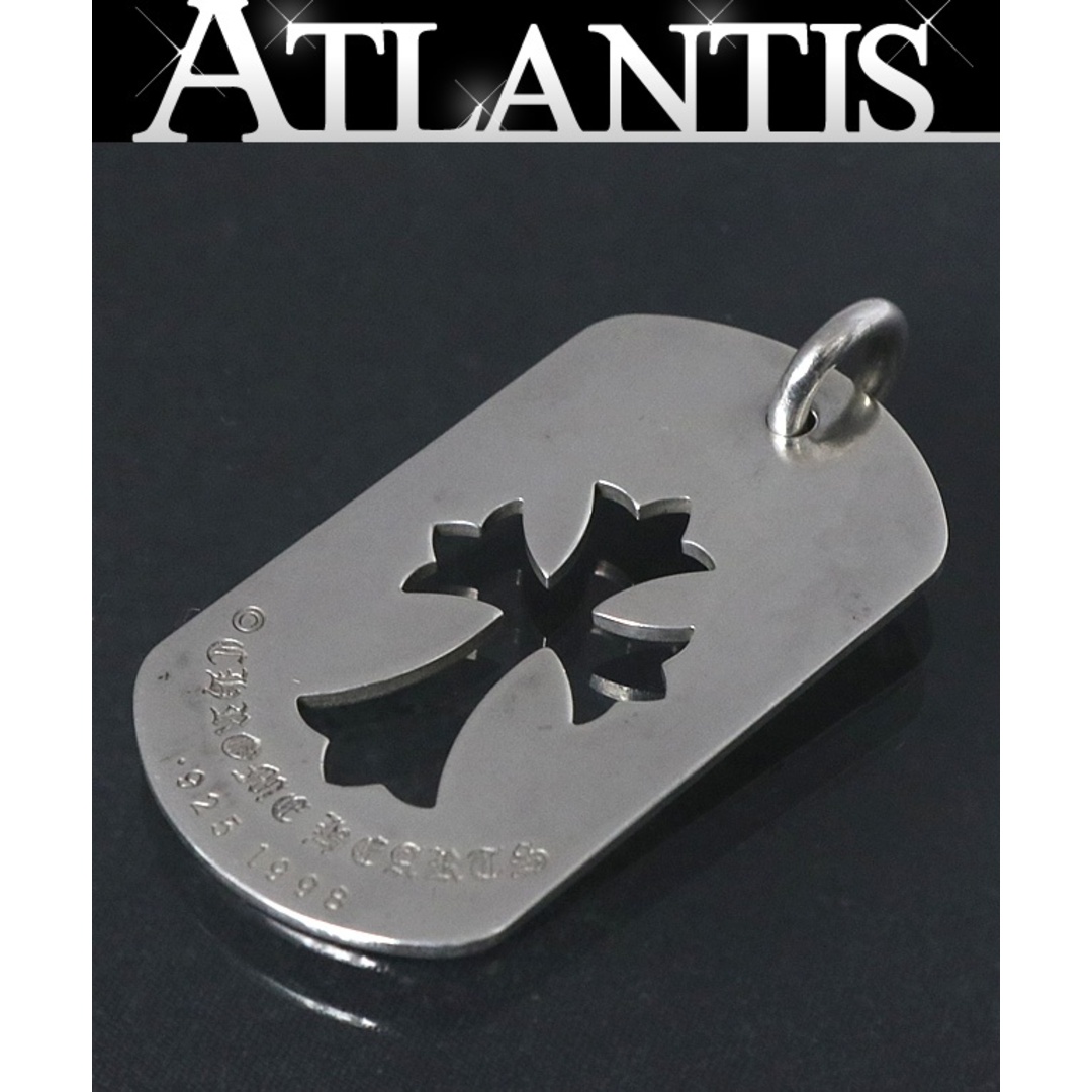 Chrome Hearts - CHROME HEARTS 銀座店 クロムハーツ カットアウトクロス ラージ ドッグタグ ペンダント シルバー SV925 96679