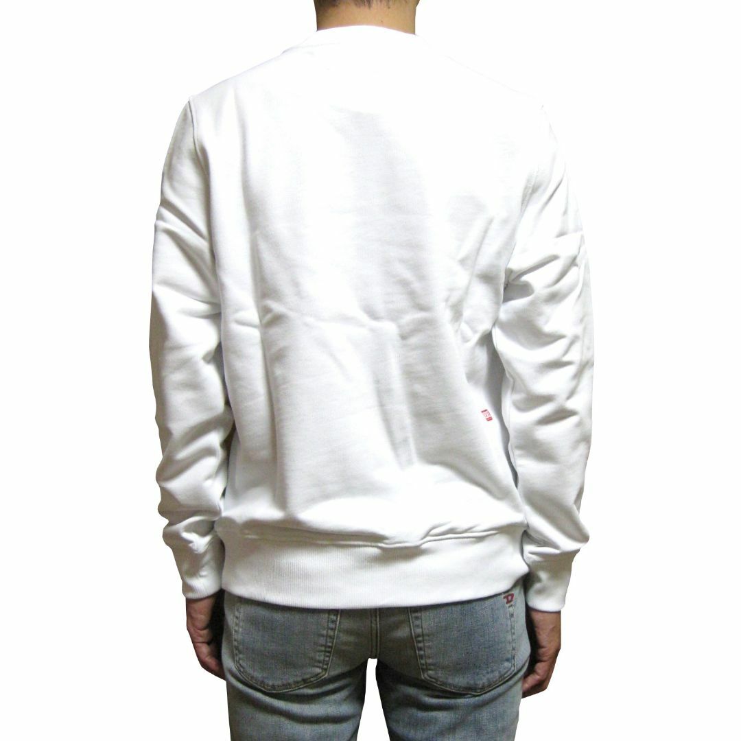 DIESEL グラフィックプリント トレーナー A11258 WH Lサイズ DIESEL グラフィックプリント トレーナー A11258 WH Lサイズ