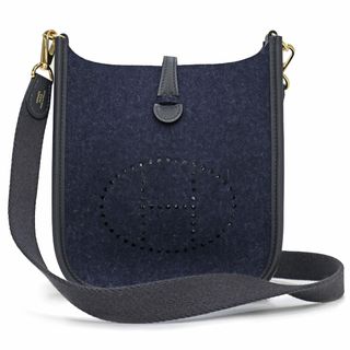 エルメス(HERMES)のエルメス エブリン エヴリン TPM アマゾン 16 ショルダーバッグ 斜め掛け フェルト ヴォースイフト レザー Blue nuit ブルーニュイ 紺 ゴールド金具 B刻印 HERMES（新品・未使用品）(ショルダーバッグ)