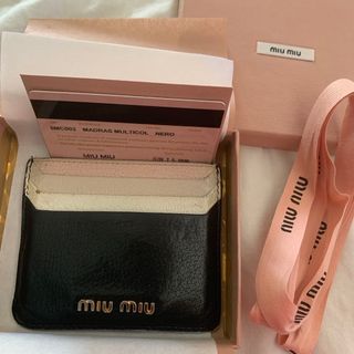 MIU MIU - 2021AW MIUMIU ミュウミュウ マドラスレザー パール MIU MIU - 2021AW MIUMIU ミュウミュウ マドラスレザー パール