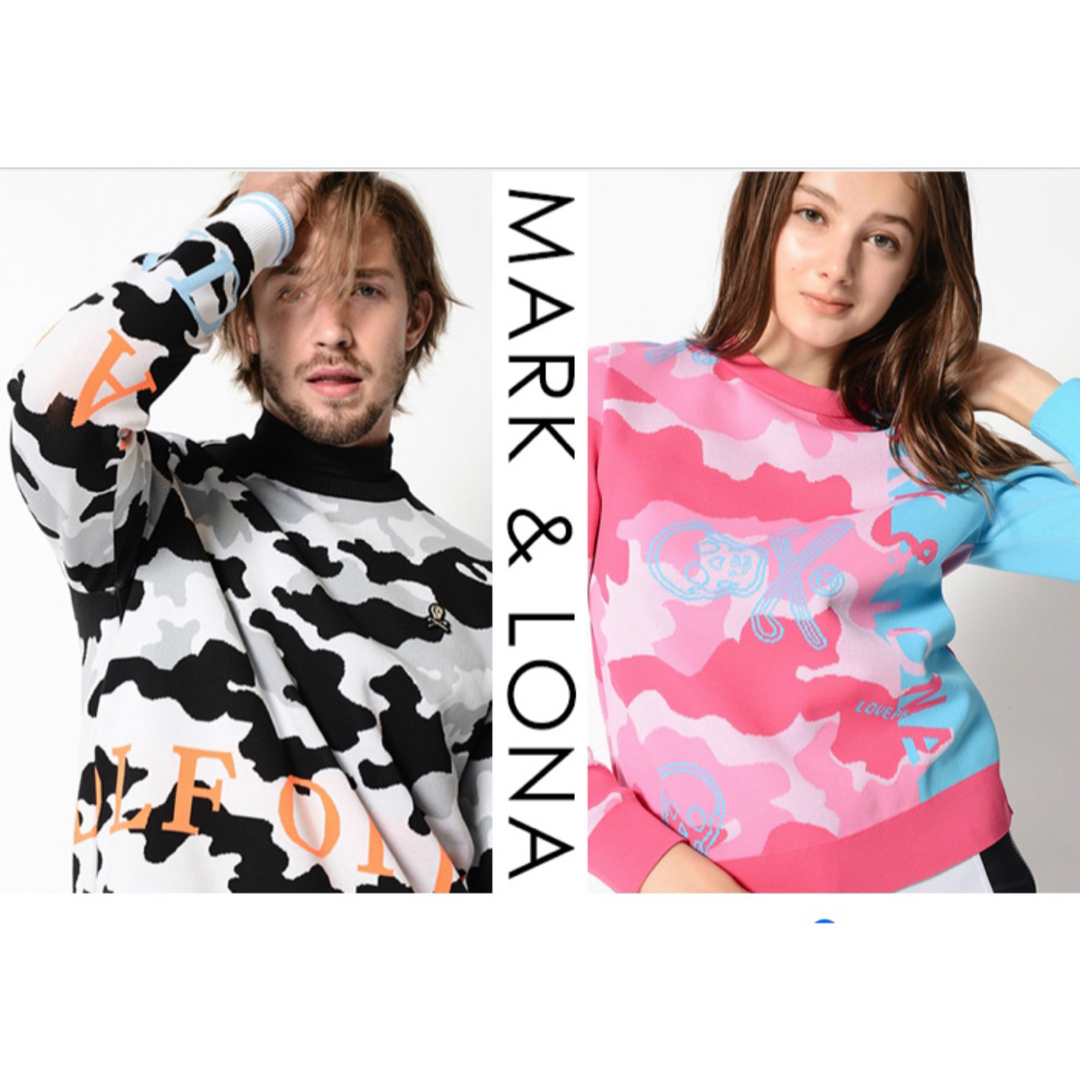 MARK & LONA】スカルカモフラセーター MARK & LONA】スカルカモフラセーター