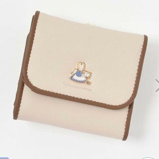 ブルーブルーエ(Bleu Bleuet)の新品☆ブルーブルーエ☆マロンクリーム☆がま口ミニ財布(財布)