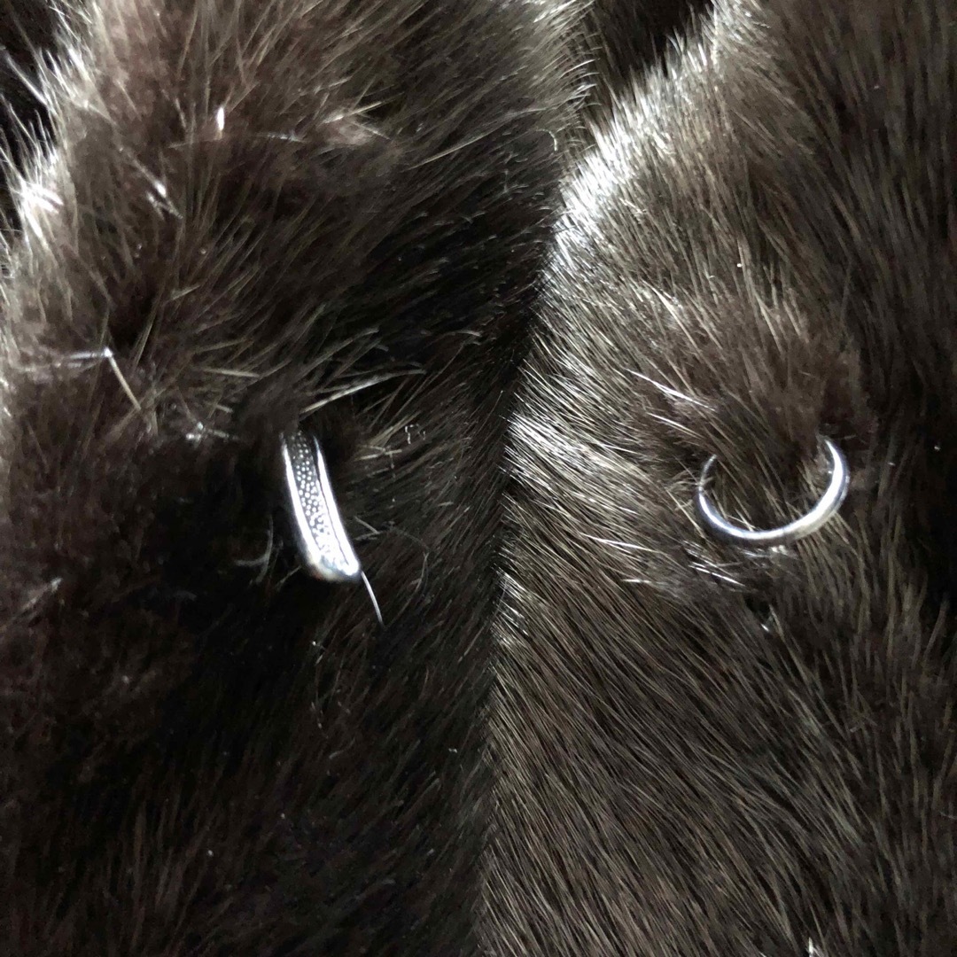 SAGA MINK♪サガミンク♪銀タグミンクコート 厚手 ブラック L SAGA MINK♪サガミンク♪銀タグミンクコート 厚手 ブラック L
