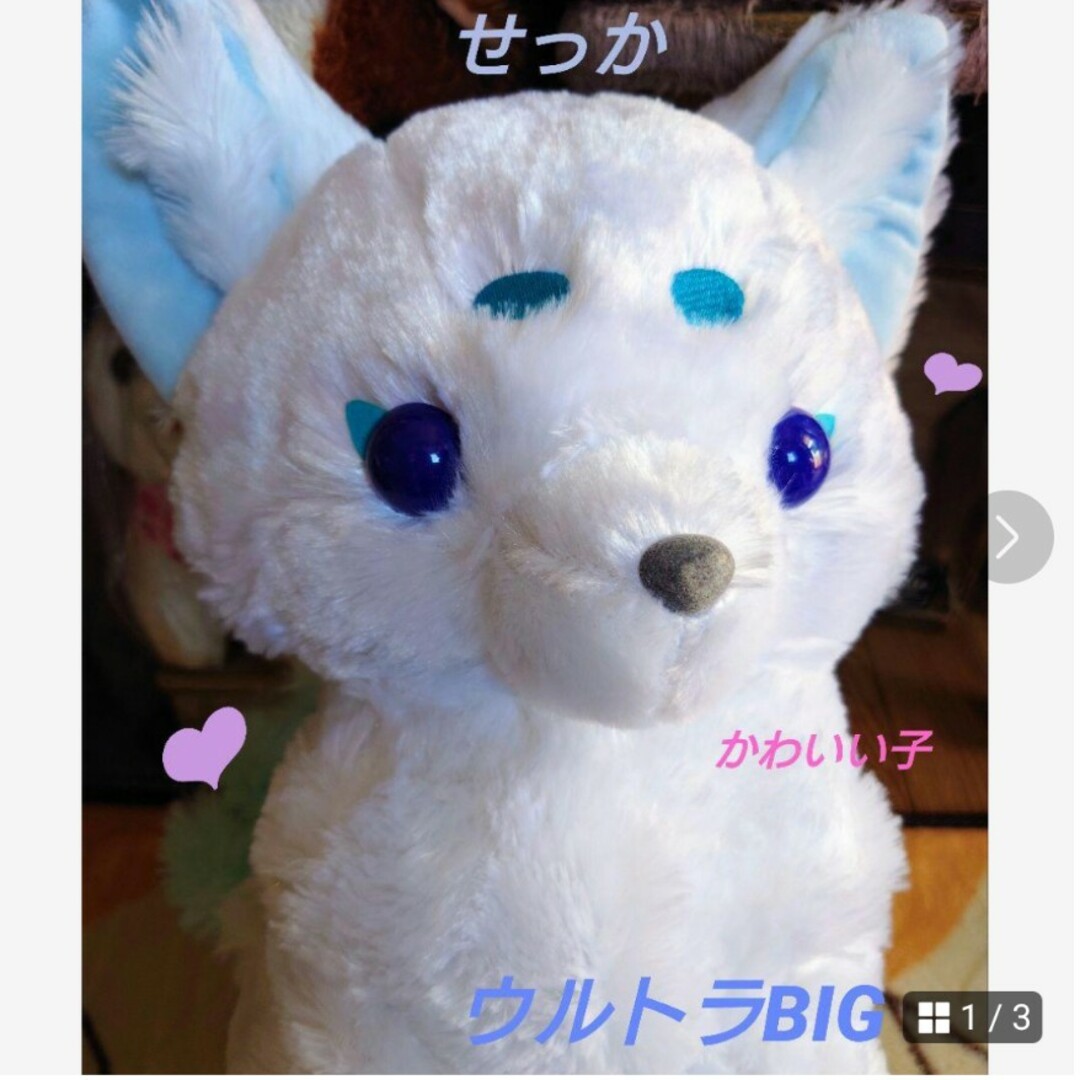 ちょコンと九尾キツネ せっか ウルトラBIGの通販 by ふぅ|ラクマ ちょコンと九尾キツネ せっか ウルトラBIGの通販 by ふぅ|ラクマ