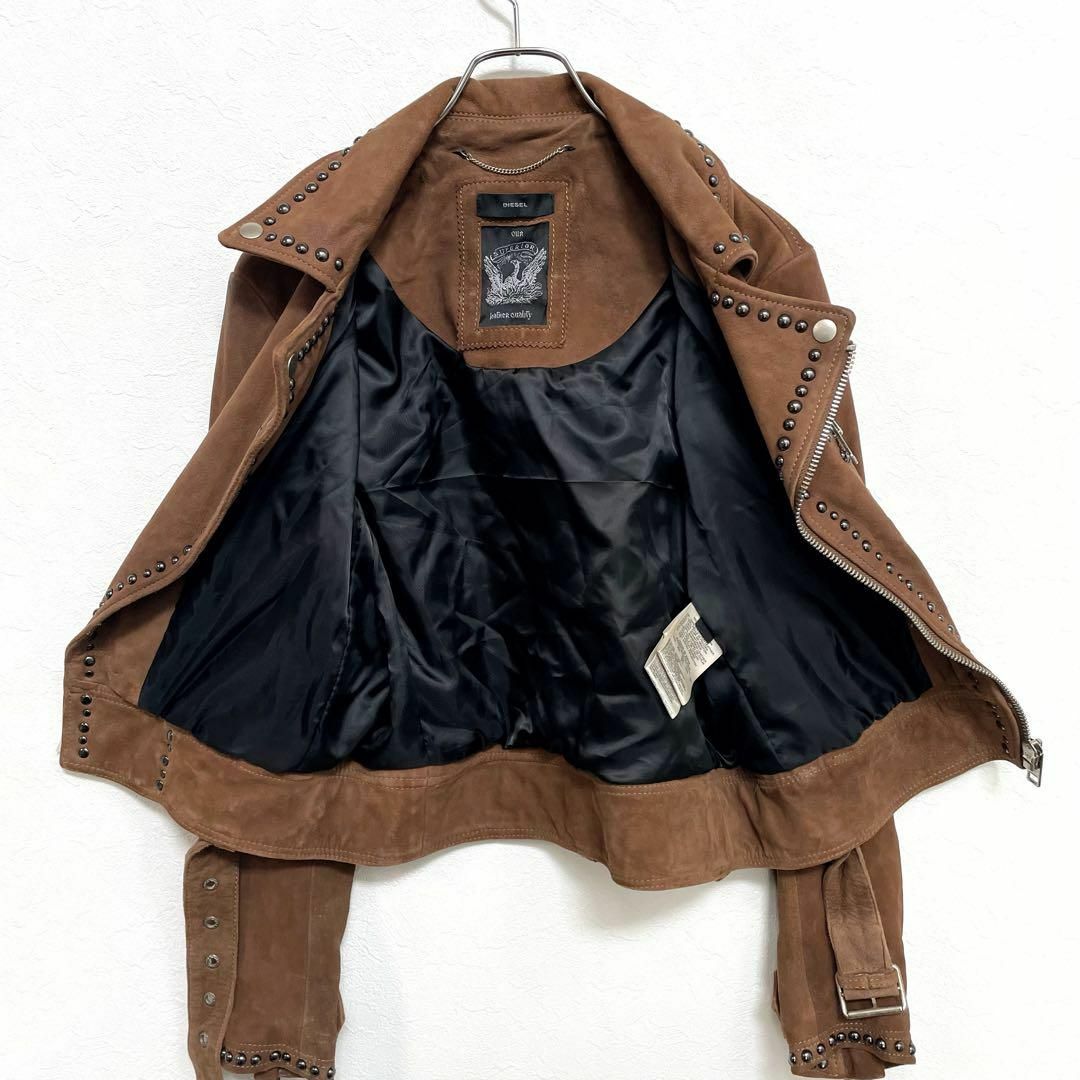 ディーゼル DIESEL ダブルライダース ジャケット 山羊革 × 羊革 ディーゼル DIESEL ダブルライダース ジャケット 山羊革 × 羊革