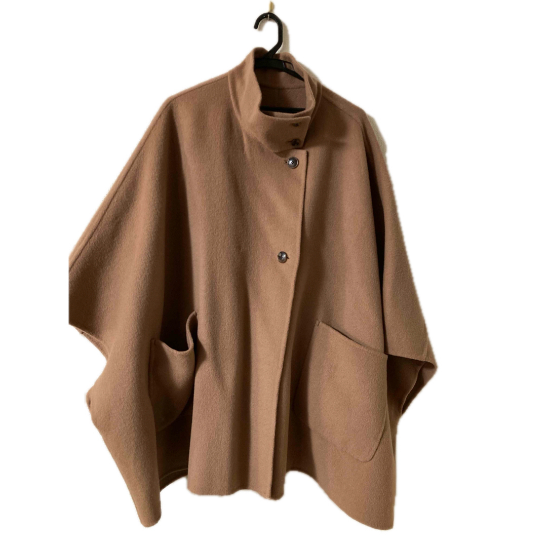 SLOBE IENA 2023AW スタンドカラーダブルフェイスポンチョ SLOBE IENA 2023AW スタンドカラーダブルフェイスポンチョ