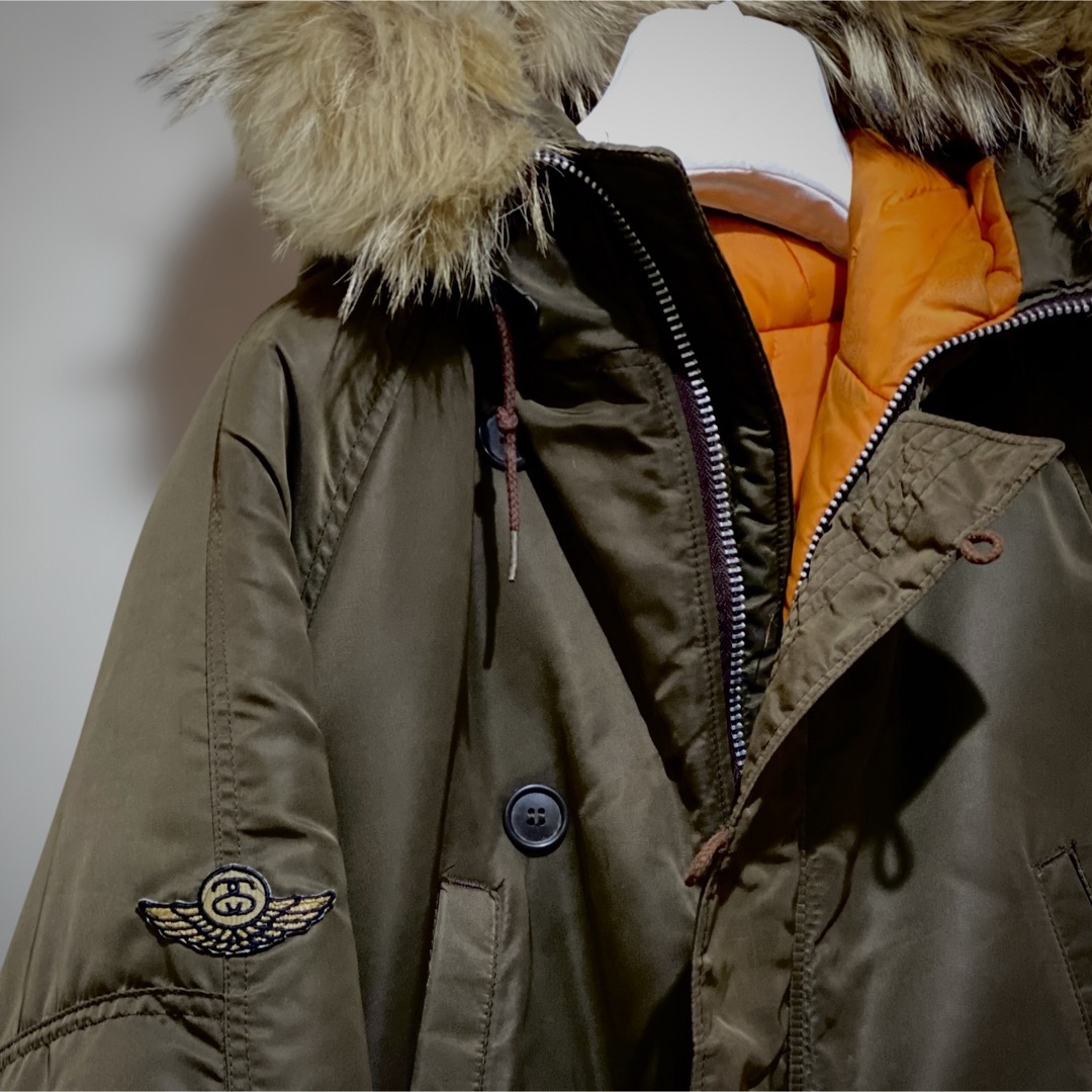 90'S STUSSY OUTDOOR N-3B フライトジャケット USA製 90'S STUSSY OUTDOOR N-3B フライトジャケット USA製