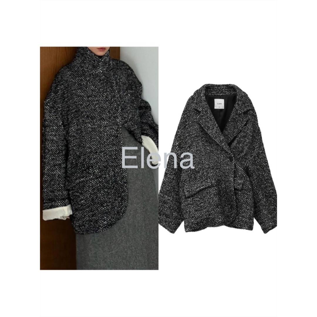 SuzuHirose×CLANE MIX COLOR OVER COAT ジャケット/アウター SuzuHirose×CLANE MIX COLOR OVER COAT ジャケット/アウター