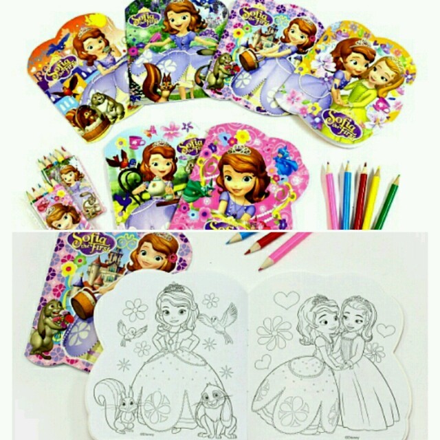 Disney(ディズニー)のソフィア 塗り絵 エンタメ/ホビーのおもちゃ/ぬいぐるみ(キャラクターグッズ)の商品写真