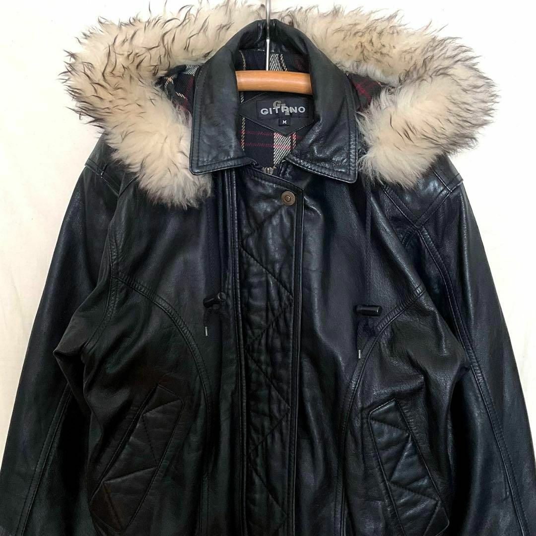VINTAGE - 80s ファーフード付き 羊本革レザー 黒 2way ボンバー 裏チェック レアの通販 by ロトレ コレクション|ヴィンテージならラクマ VINTAGE - 80s ファーフード付き 羊本革レザー 黒 2way ボンバー 裏チェック レアの通販 by ロトレ コレクション|ヴィンテージならラクマ