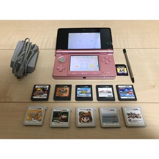 ニンテンドー3DS(ニンテンドー3DS)のお得✨ニンテンドー3DS本体＋ソフト10本セット✨(携帯用ゲーム機本体)