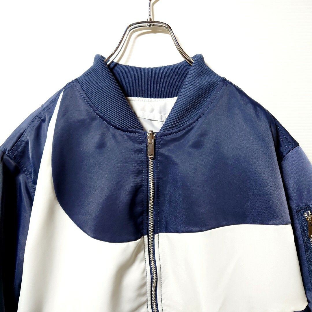 NIKE - 【希少カラー】NIKE☆ブルー2XL☆オーバーサイズボンバー NIKE - 【希少カラー】NIKE☆ブルー2XL☆オーバーサイズボンバー
