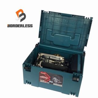 マキタ(Makita)の☆美品☆makita マキタ 40Vmax 125mm 充電式マルノコ HS005GRDXB 黒 バッテリー2個(BL4025) 充電器 ケース付き 製造23/7月 99700(工具)