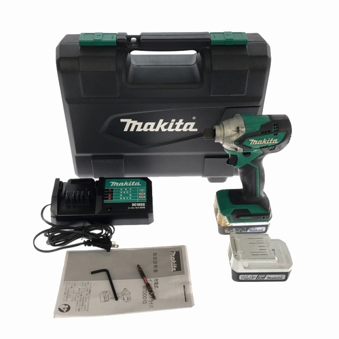☆中古品☆ makita マキタ 14.4V 充電式インパクトドライバー ☆中古品☆ makita マキタ 14.4V 充電式インパクトドライバー
