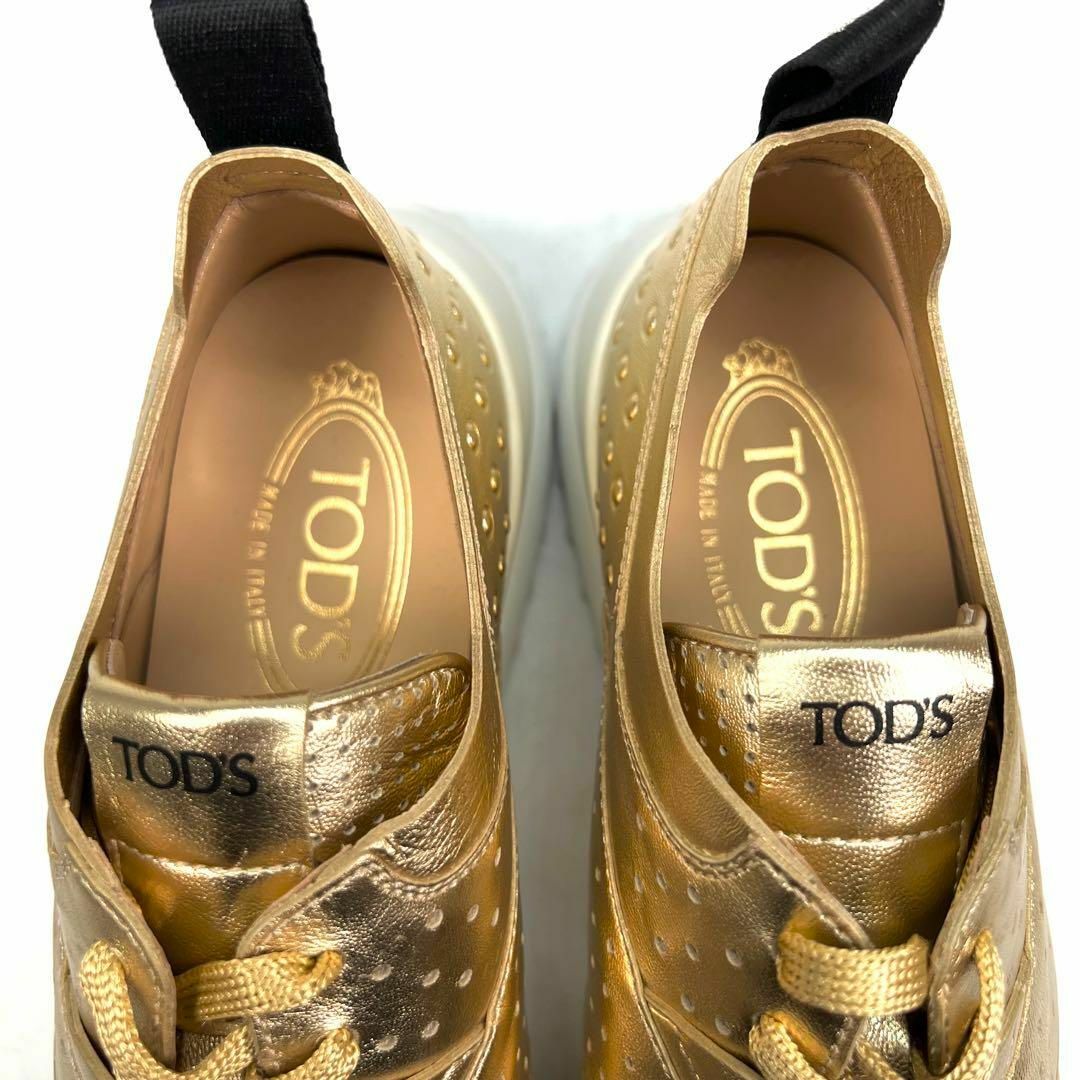 TOD'S トッズ スニーカー メタリックゴールド 40 スニーカー TOD'S トッズ スニーカー メタリックゴールド 40 スニーカー