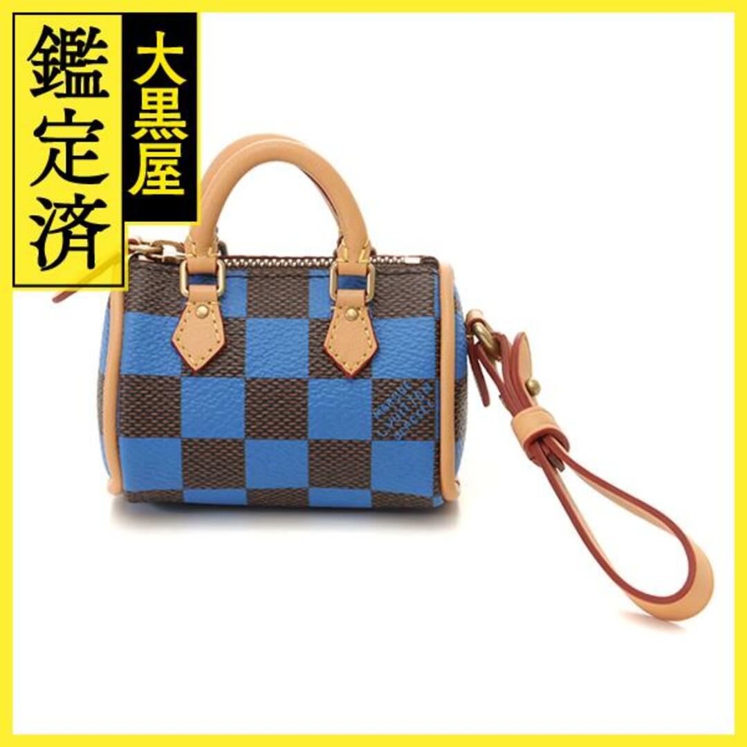 LOUIS VUITTON - ルイ・ヴィトン ダミエ・ポップ・ミニ スピーディ チャーム ストラップ M01693 【472】