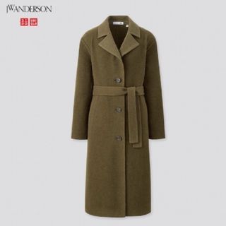 UNIQLO(ロングコート ・ グリーン・カーキ/緑色系)のフリマ UNIQLO(ロングコート ・ グリーン・カーキ/緑色系)のフリマ