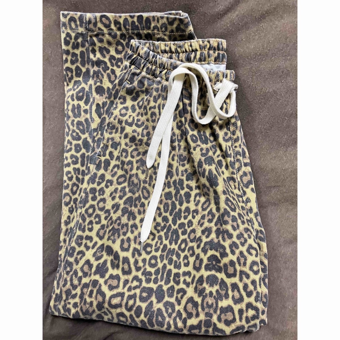 searoomlynn ウエストギャザーcanvasタックパンツ レオパード searoomlynn ウエストギャザーcanvasタックパンツ レオパード