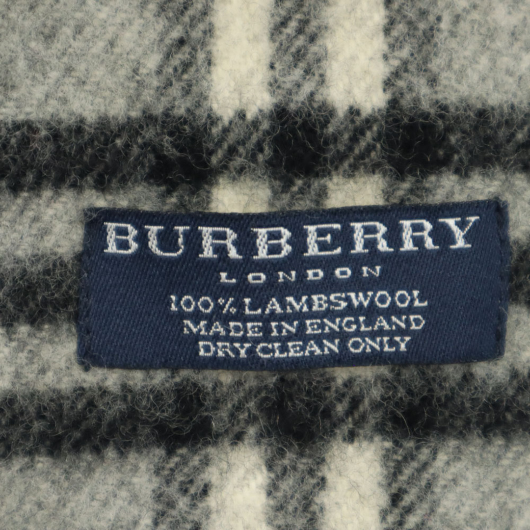 BURBERRY - バーバリーロンドン 英国製 ラムウール チェック柄 BURBERRY - バーバリーロンドン 英国製 ラムウール チェック柄