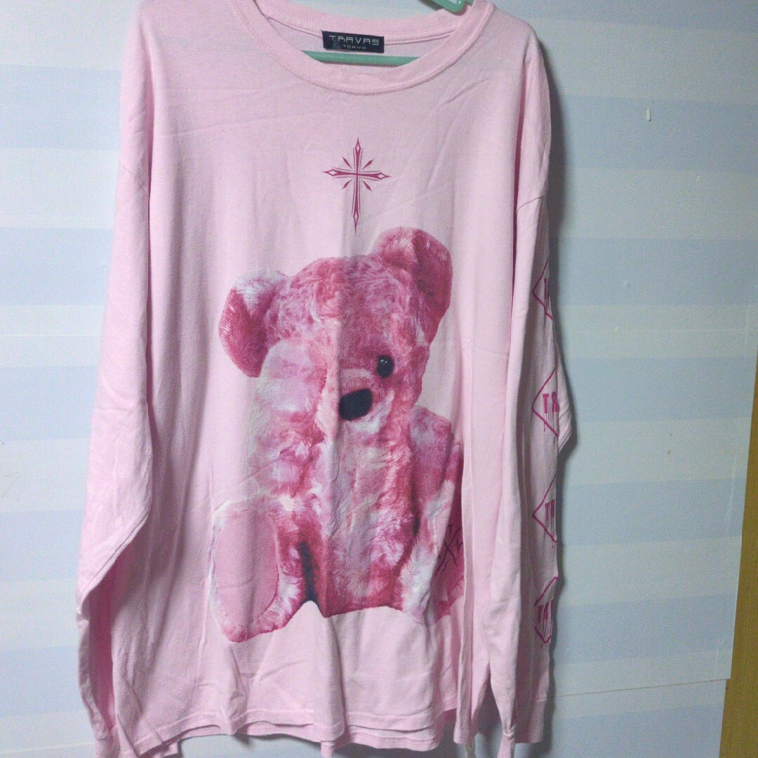 TRAVAS TOKYO - TRAVAS TOKYO FURRY BEAR くま ビッグロングT TRAVAS TOKYO - TRAVAS TOKYO FURRY BEAR くま ビッグロングT