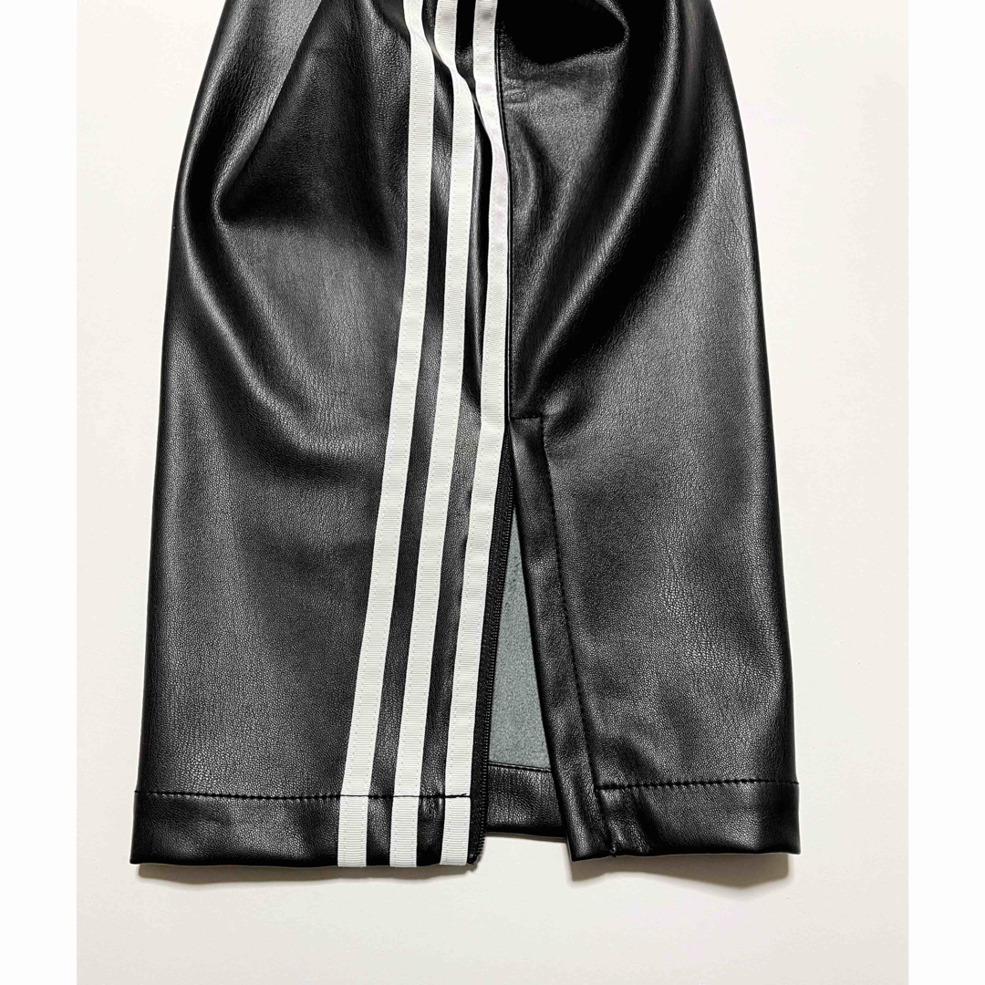 激レア6XLブラック超BIGサイズ新品adidasフェイクレザートラック 激レア6XLブラック超BIGサイズ新品adidasフェイクレザートラック