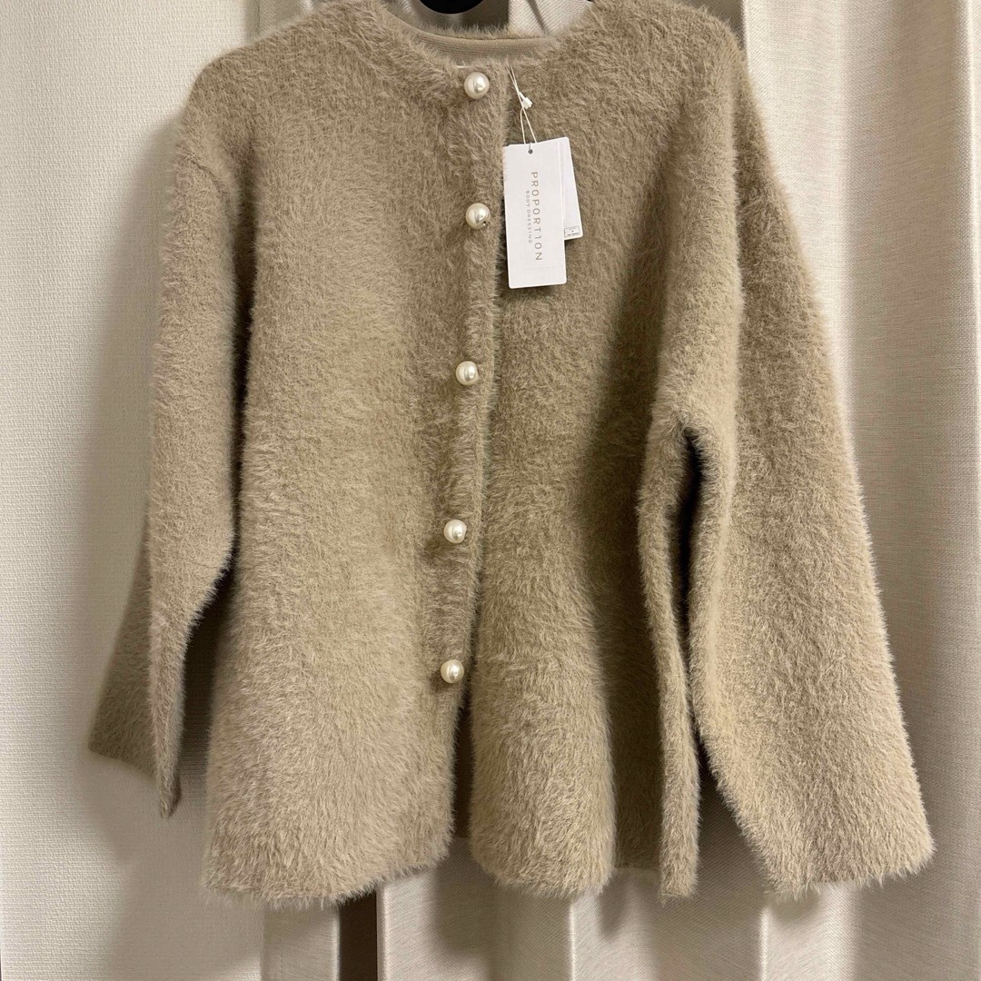 フェザージャコット ベージュ Sサイズ ノーカラージャケット フェザージャコット ベージュ Sサイズ ノーカラージャケット