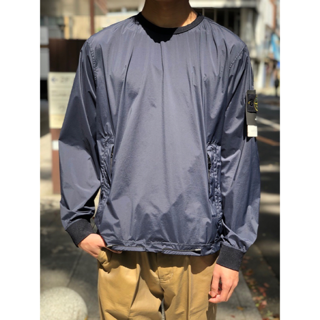STONE ISLAND - STONE ISLAND Skin Touch Nylon プルオーバー 紺 STONE ISLAND - STONE ISLAND Skin Touch Nylon プルオーバー 紺
