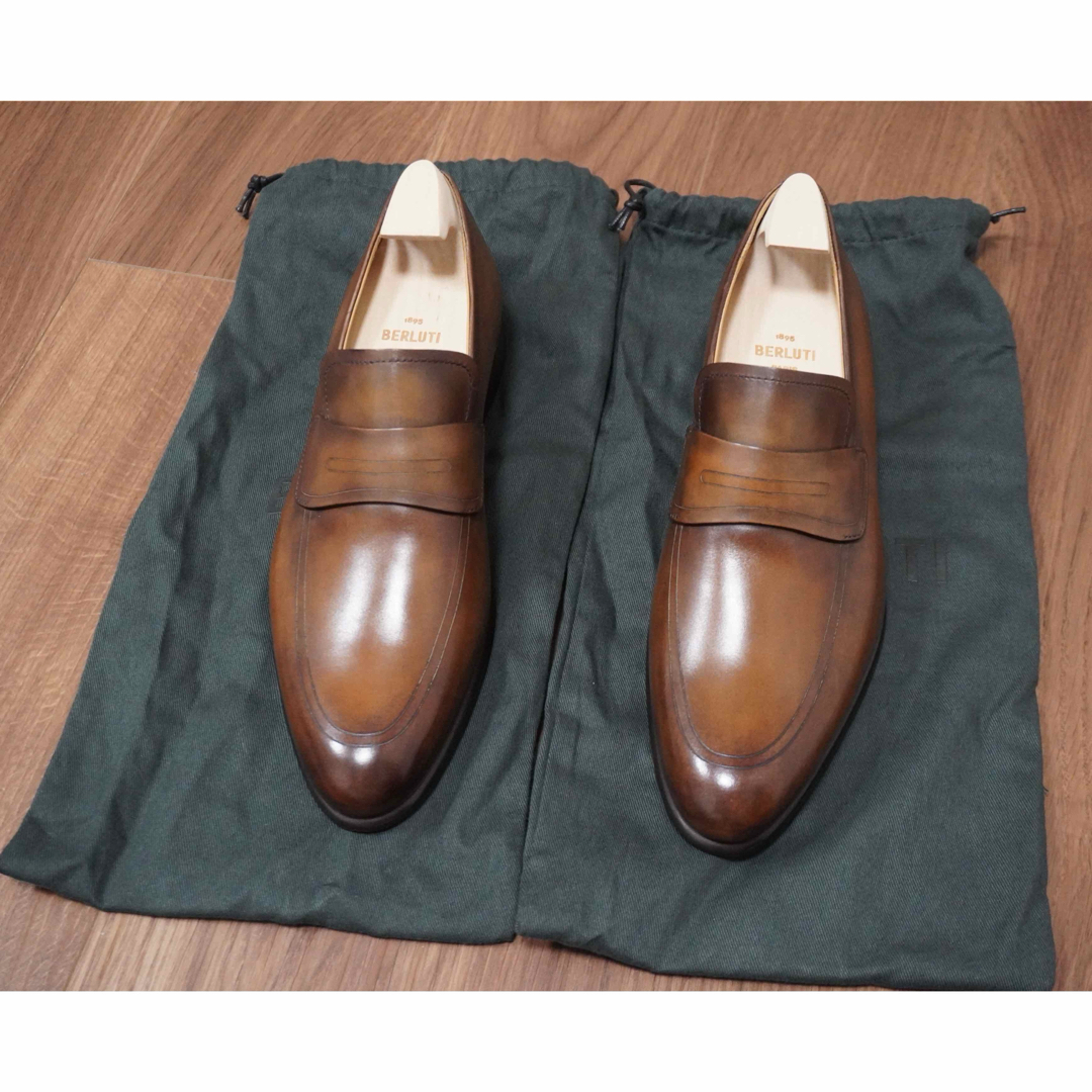◇未使用・証明書付き◇BERLUTI ベルルッティ ブラウン 6.5 ◇未使用・証明書付き◇BERLUTI ベルルッティ ブラウン 6.5