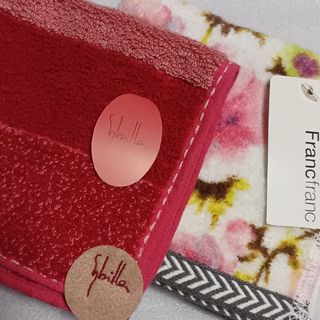 シビラ(Sybilla)の値下げ📌シビラ&Francfranc☆タオルハンカチ２枚セット(ハンカチ)