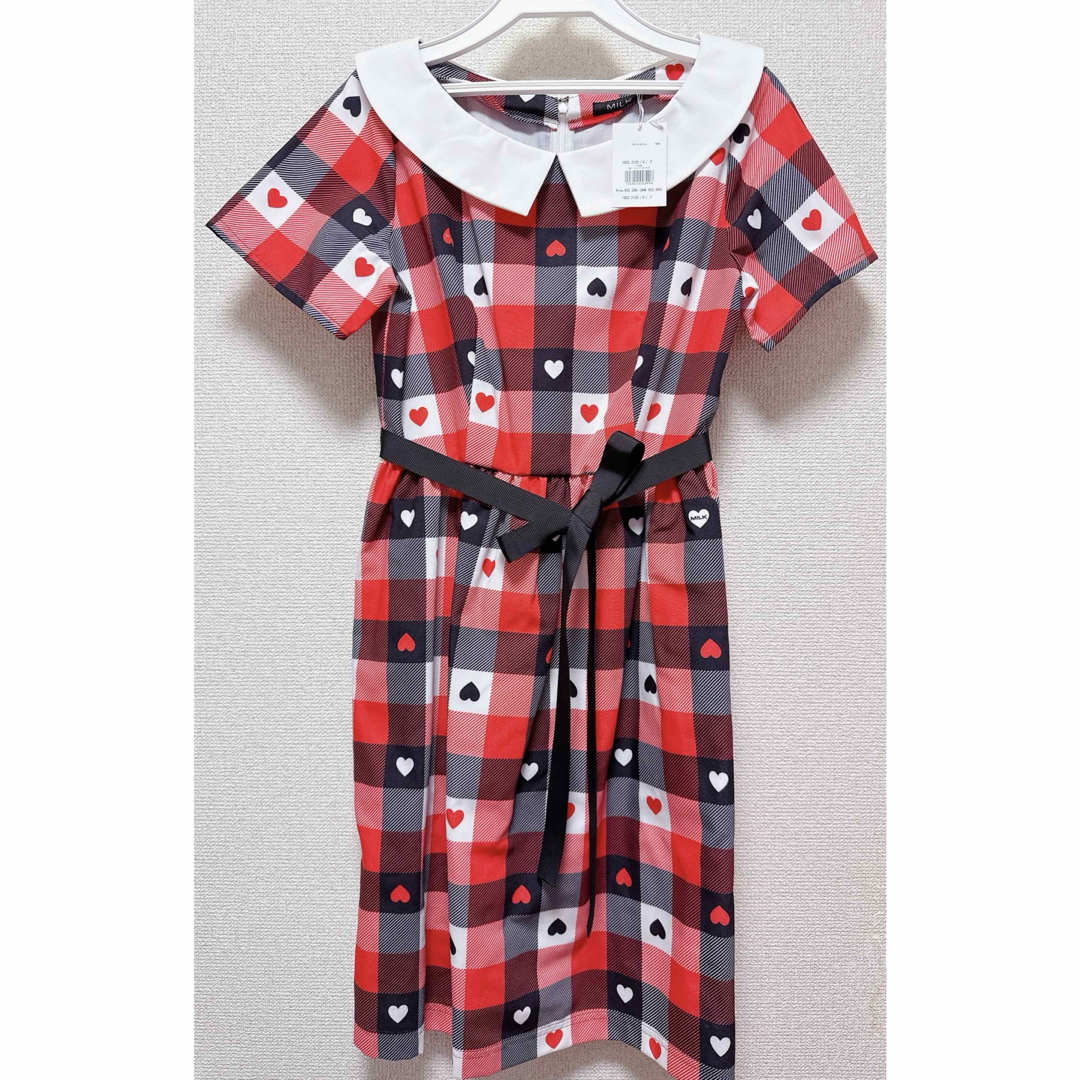 新品未使用 MILK Love Check ワンピース ブラック 新品未使用 MILK Love Check ワンピース ブラック