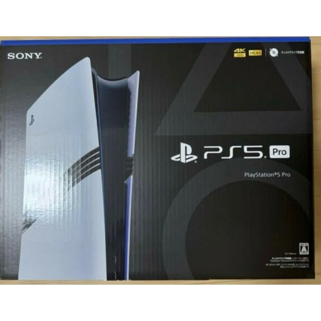 PlayStation(プレイステーション)のSONY PlayStation5 Pro PS5 CFI-7000B01 エンタメ/ホビーのゲームソフト/ゲーム機本体(家庭用ゲーム機本体)の商品写真