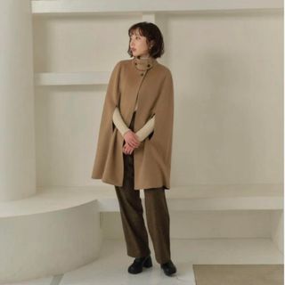 【2025A/W新作★送料無料】 high Eaphi neck mii's by ケープコートの通販 coat cape wool ジャケット・アウター