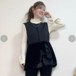 しまむら - 新品未使用品!しまむら hideka ファーブルゾン しまむら - 新品未使用品!しまむら hideka ファーブルゾン