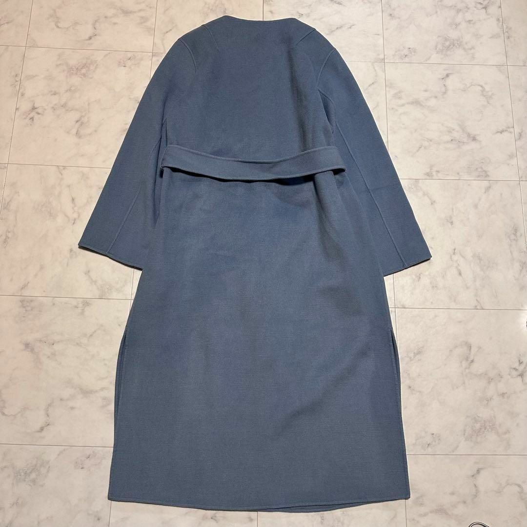 Noble - 美品✨ノーブル W/Nyリバーノーカラーコート ガウン Noble - 美品✨ノーブル W/Nyリバーノーカラーコート ガウン