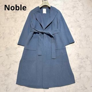Noble(ロングコート ・ ブルー・ネイビー/青色系)のフリマ Noble(ロングコート ・ ブルー・ネイビー/青色系)のフリマ