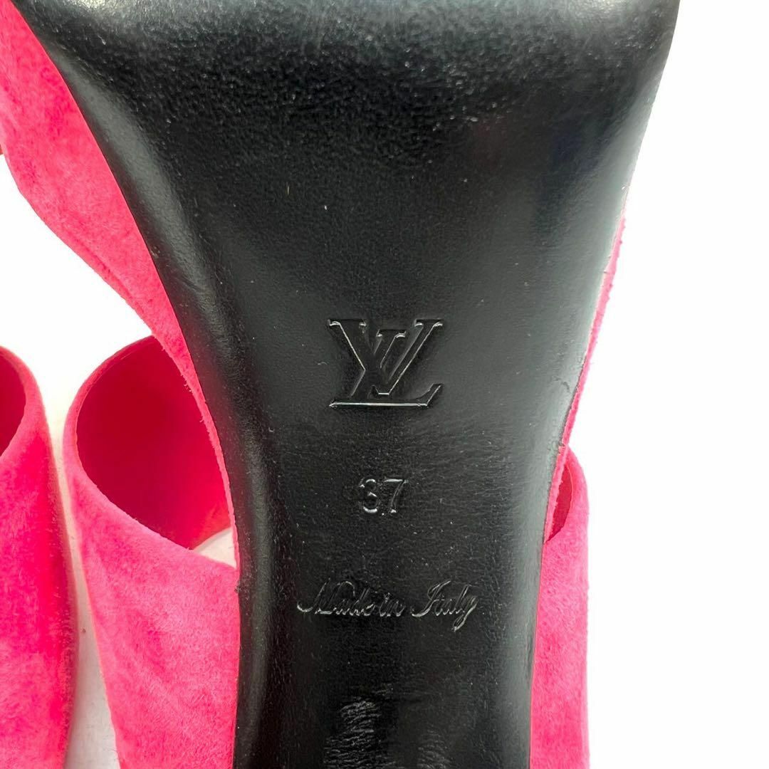 LOUIS VUITTON ルイヴィトン サンダル ヒール スエード LOUIS VUITTON ルイヴィトン サンダル ヒール スエード