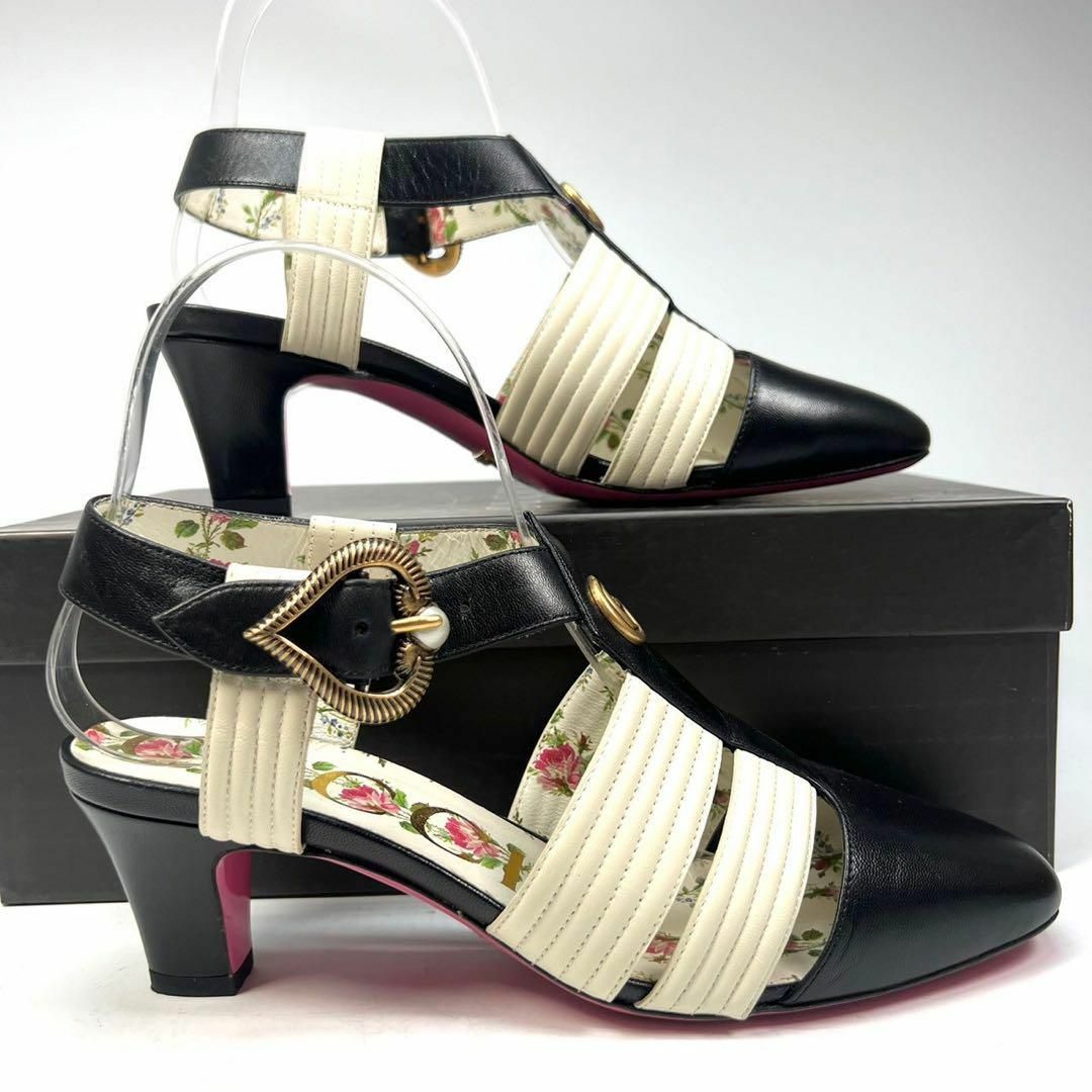 GUCCI - GUCCI グッチ パンプス サンダル GGバックル ストラップ GUCCI - GUCCI グッチ パンプス サンダル GGバックル ストラップ