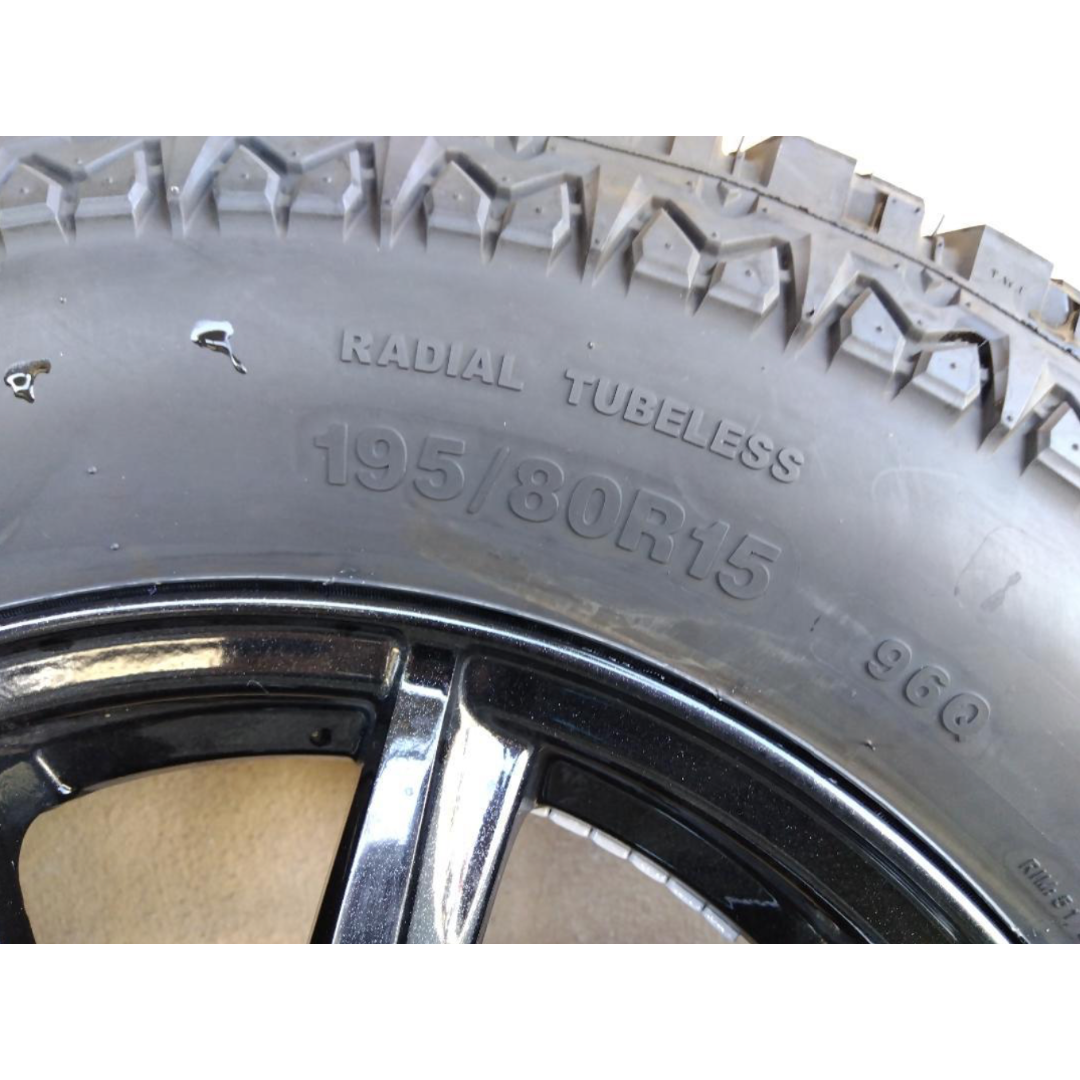 ※(1本)※ 195/80R15 ラジアルチューブレスタイヤとホイールセット 楽天市場】195／80R15（サマータイヤ・ホイールセット｜タイヤ