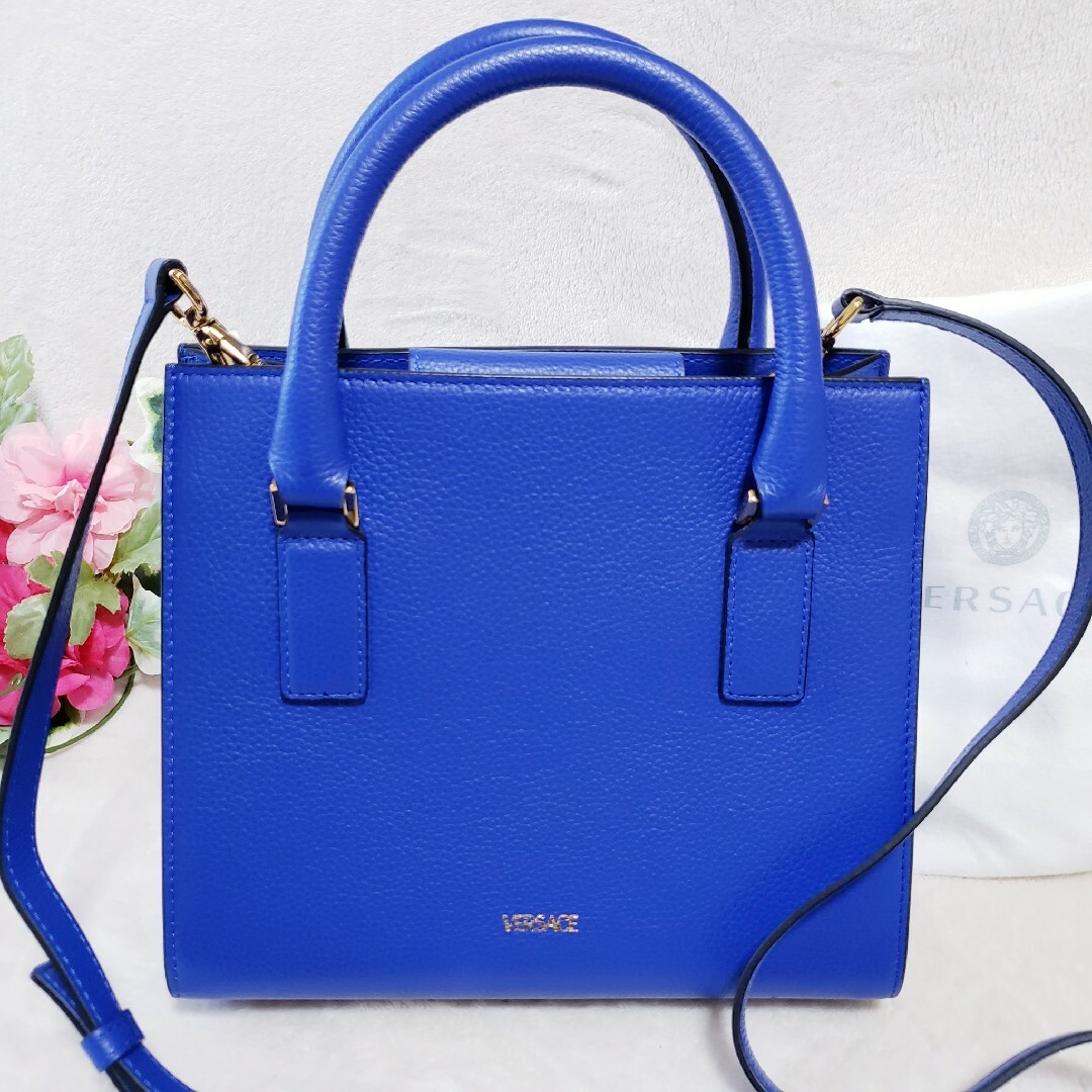 VERSACE ヴェルサーチェ ヴィルトゥスレター ハンドバッグ 2way VERSACE ヴェルサーチェ ヴィルトゥスレター ハンドバッグ 2way