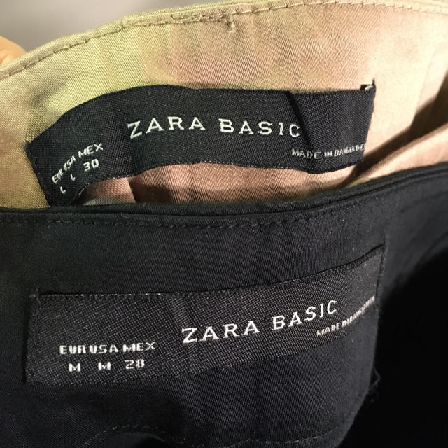 ZARA(ザラ)のZARA コットンスカート 2枚set レディースのスカート(ひざ丈スカート)の商品写真