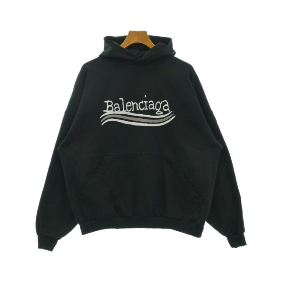 BALENCIAGA - BALENCIAGA バレンシアガ パーカー L 黒 【古着 BALENCIAGA - BALENCIAGA バレンシアガ パーカー L 黒 【古着
