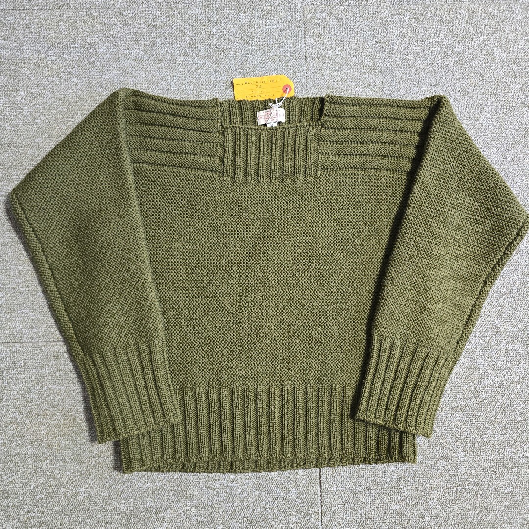 ブッチャープロダクツ レッドクロス ニットセーター 36 OLV ブッチャープロダクツ レッドクロス ニットセーター 36 OLV