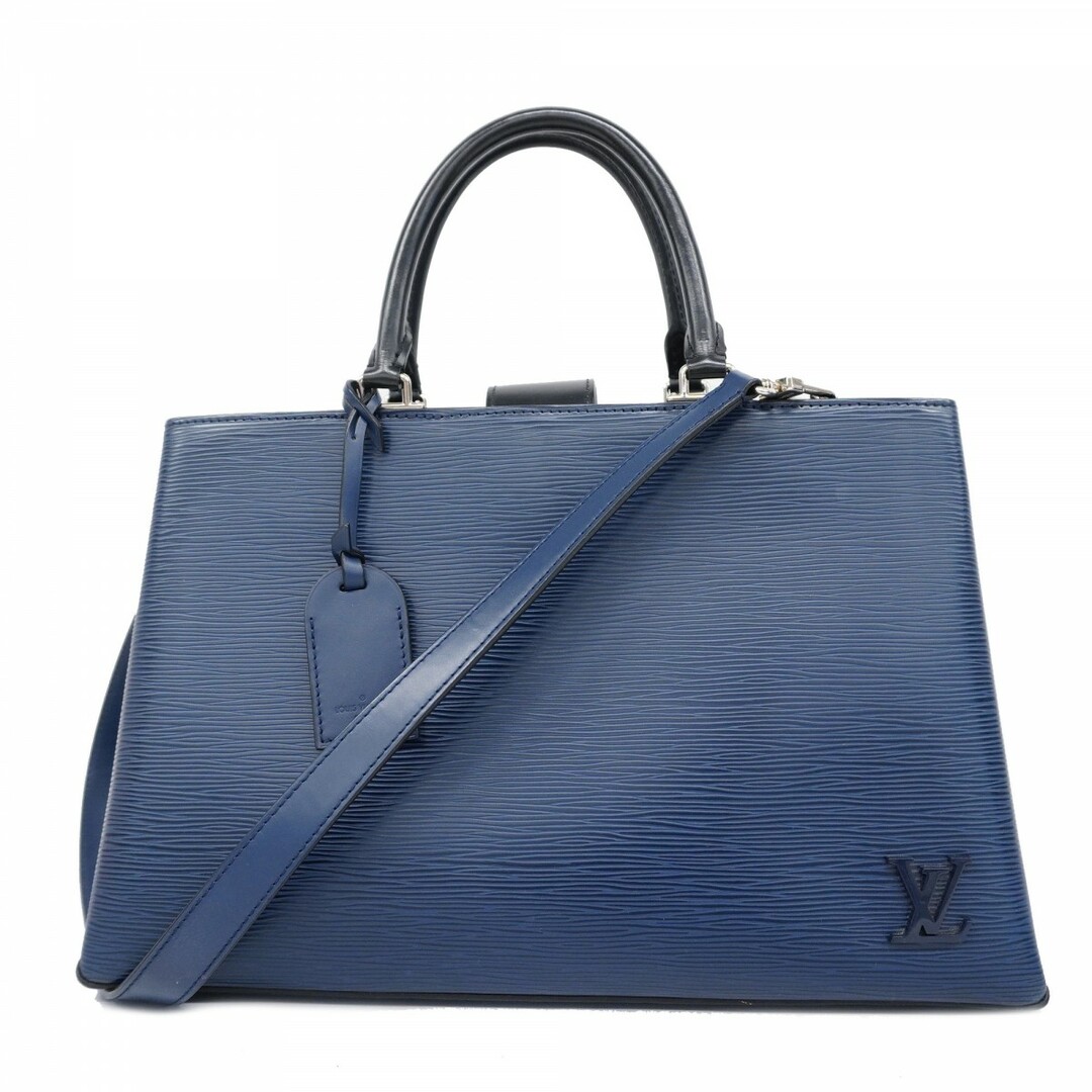 LOUIS VUITTON - 【4td3860】ルイヴィトン ハンドバッグ エピ クレベールMM M51328 アンディゴブルー【中古】レディース