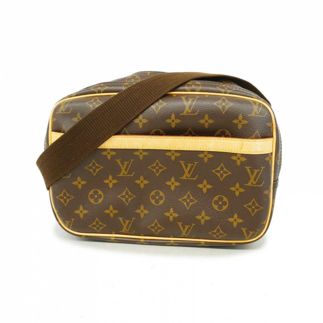 LOUIS VUITTON - 【4td3919】ルイヴィトン ショルダーバッグ モノグラム リポーターPM M45254 ブラウン【中古】レディース