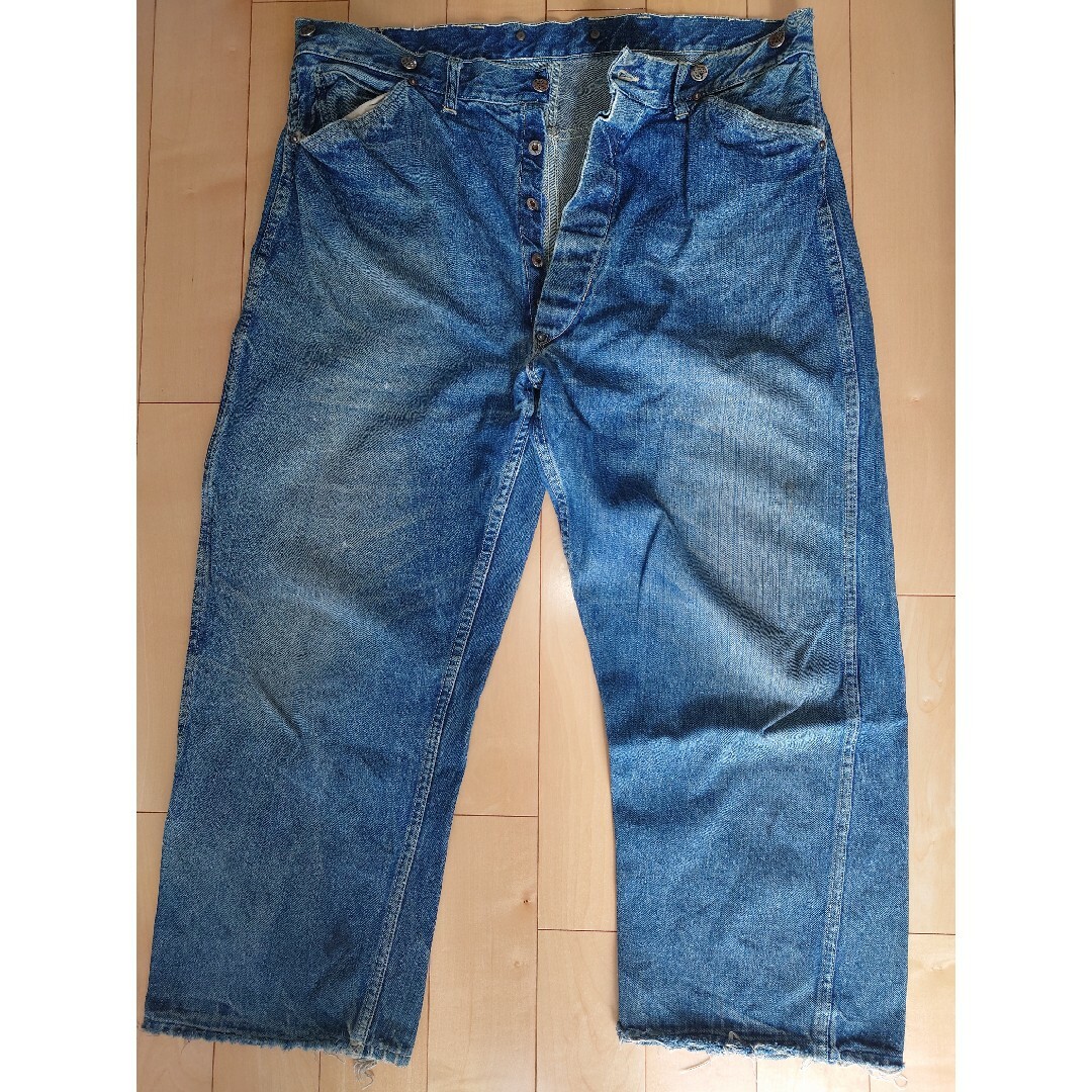 ビンテージ キャントバステム 40s 50s ペインター デニム W102cm ビンテージ キャントバステム 40s 50s ペインター デニム W102cm
